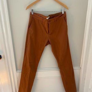 Lafaurie Men's Stretch Chinos - Burnt Orange